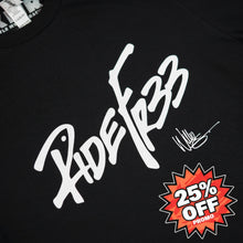 Load image into Gallery viewer, RIDE FR33 - Black Long Sleeve Tee