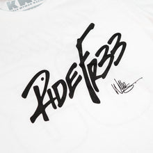 Load image into Gallery viewer, RIDE FR33 - White Short Sleeve Tee