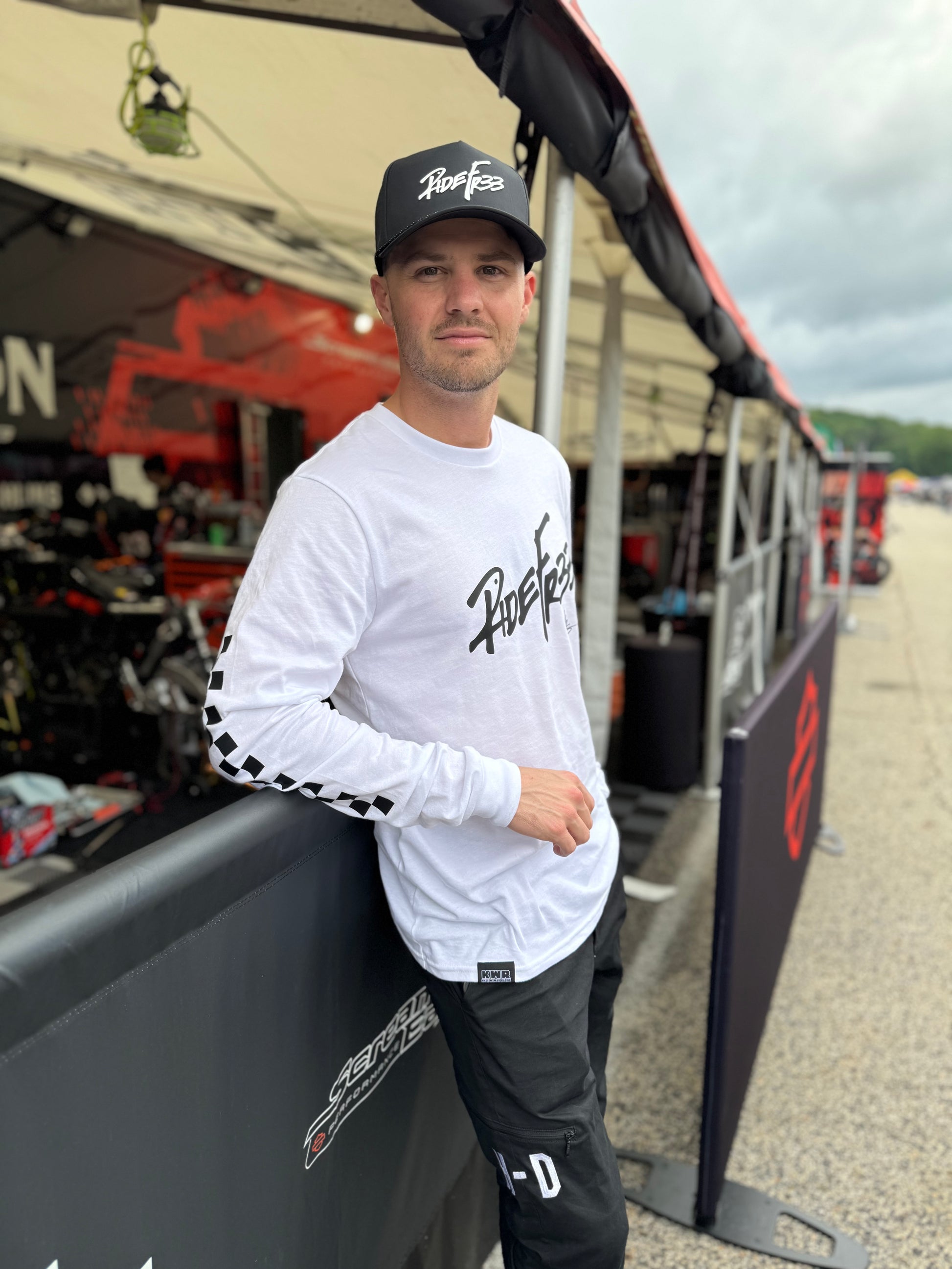 RIDE FR33 - White Long Sleeve Tee-8