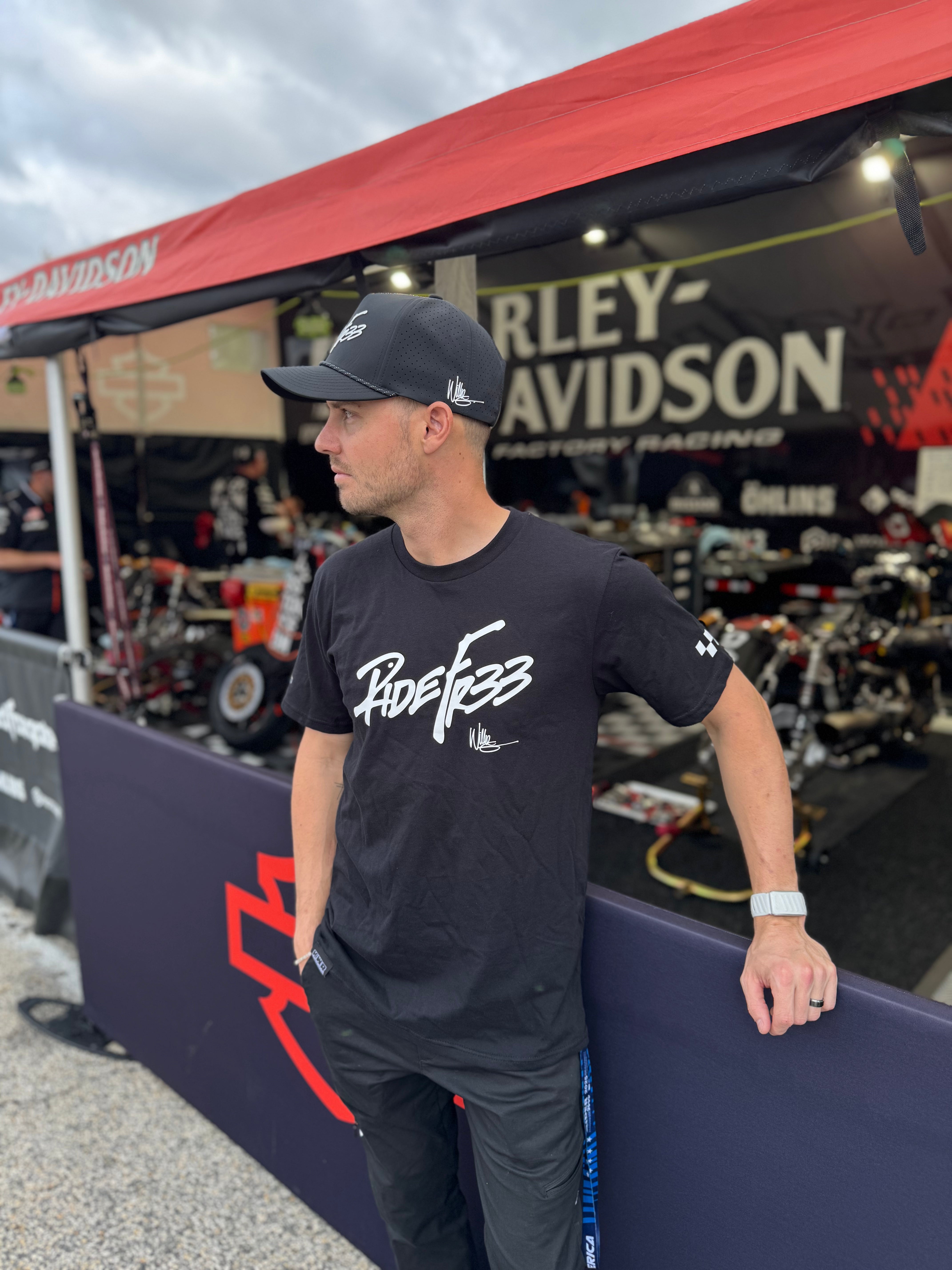 RIDE FR33 - Black Short Sleeve Tee-7