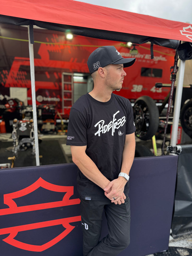 RIDE FR33 - Black Snapback Hat-8