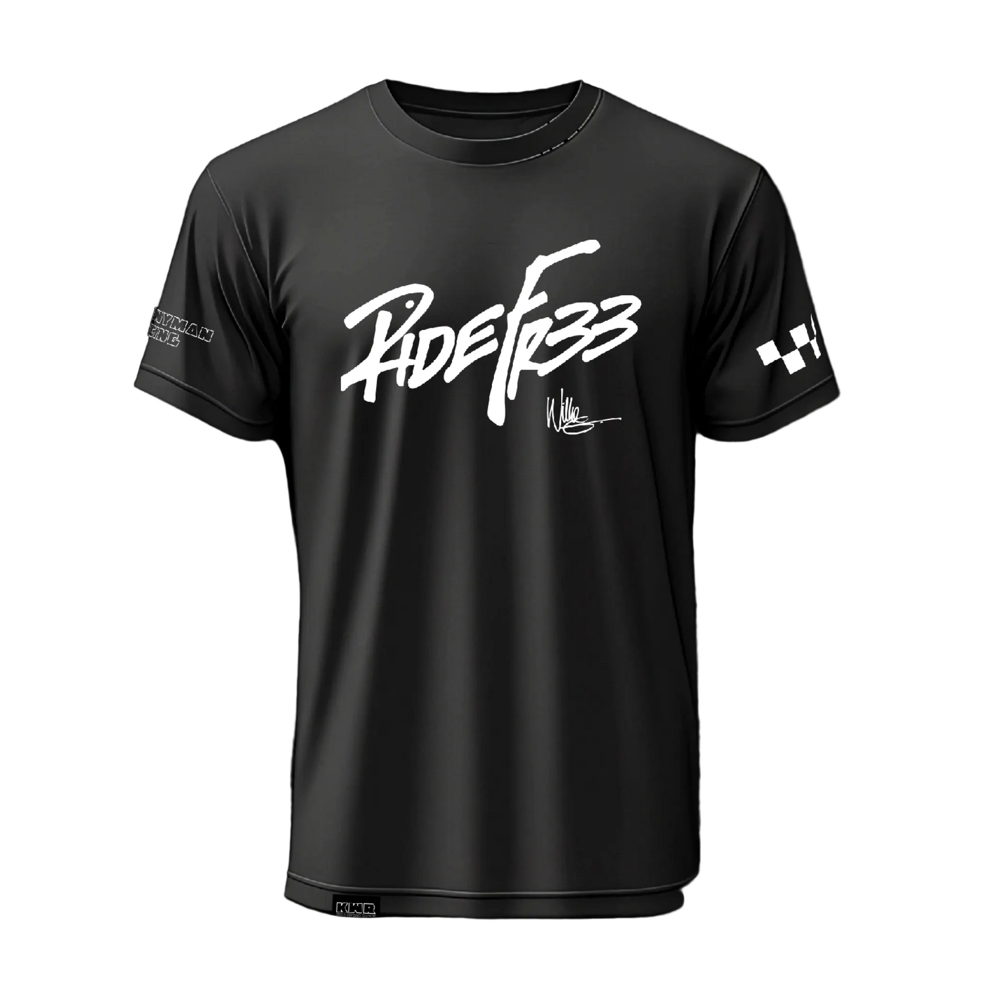 RIDE FR33 - Black Short Sleeve Tee-1