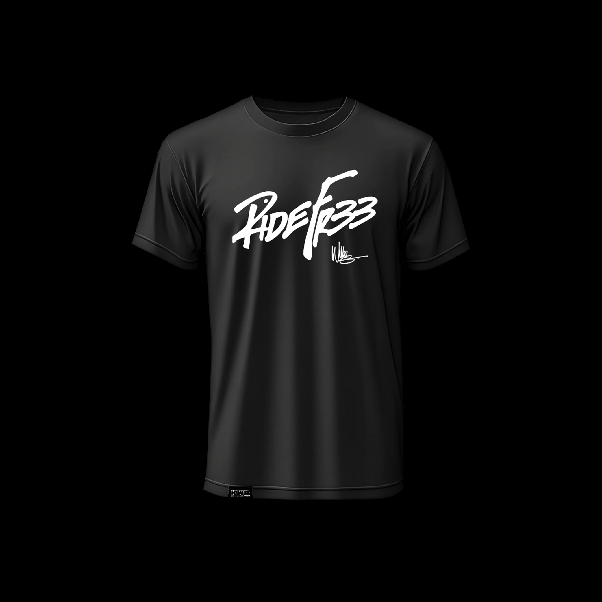 RIDE FR33 - Black Youth Tee – Kyle Wyman Racing
