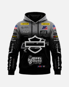 James Rispoli x HDFR USA Team Hoodie - Grey-1