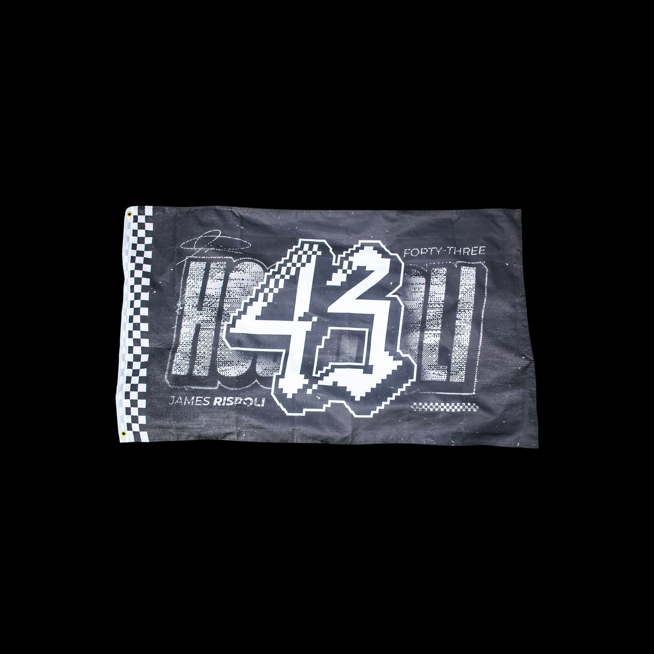 Hogspoli 43 Flag - Black