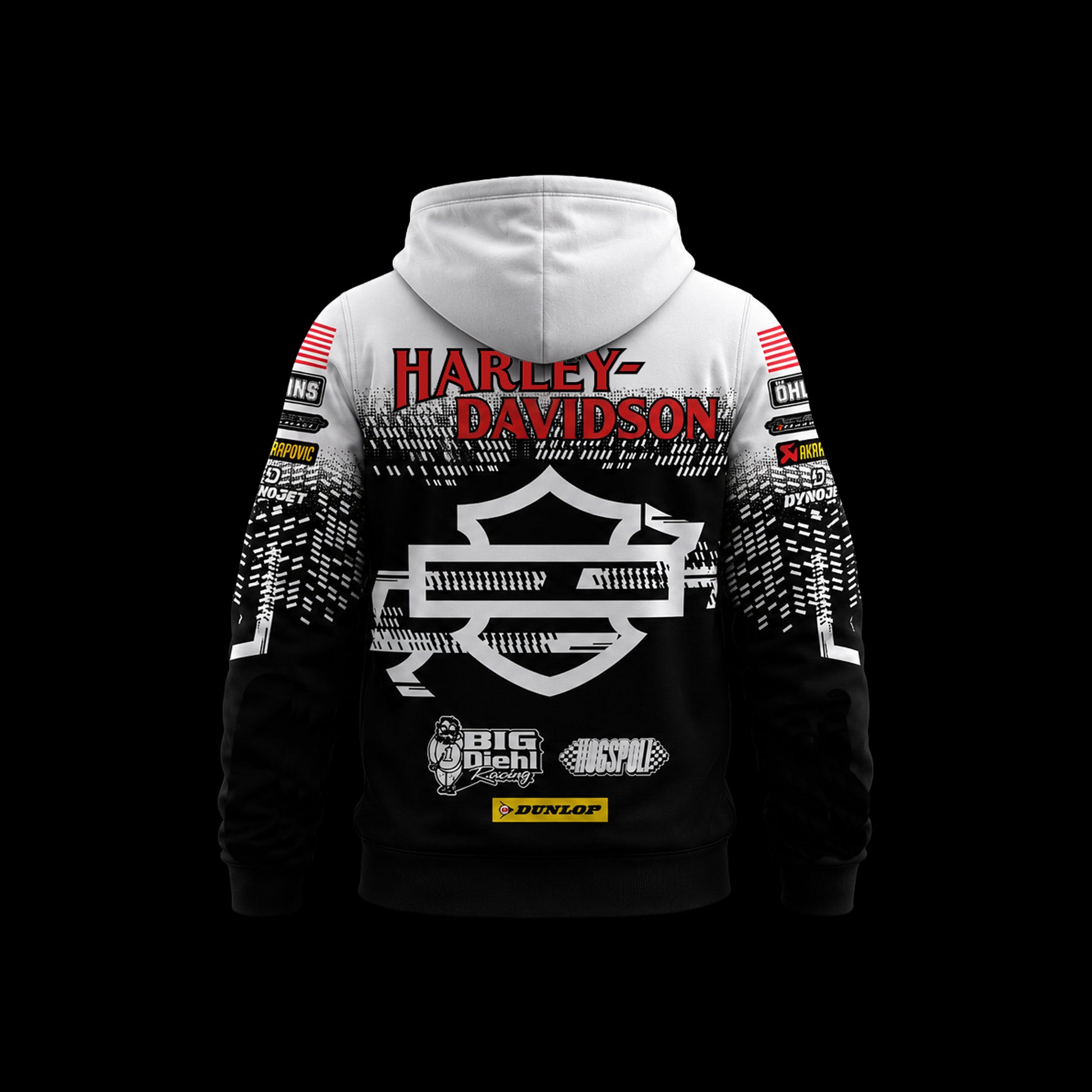 James Rispoli x HDFR White USA Team Hoodie - PREORDER-2