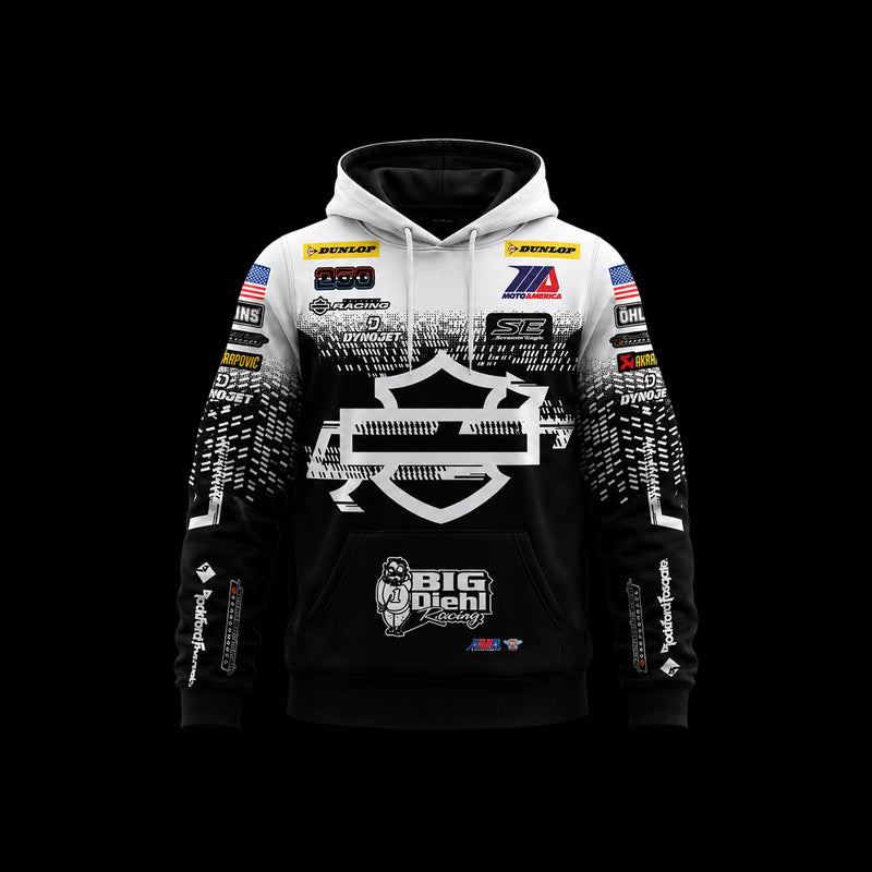 James Rispoli x HDFR White USA Team Hoodie - PREORDER-1