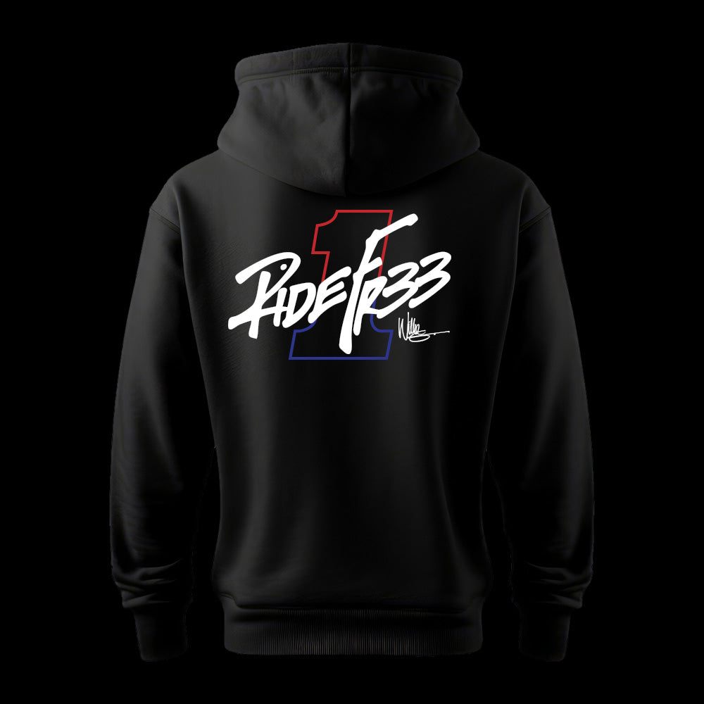 #1 RIDE FR33 Hoodie - Black