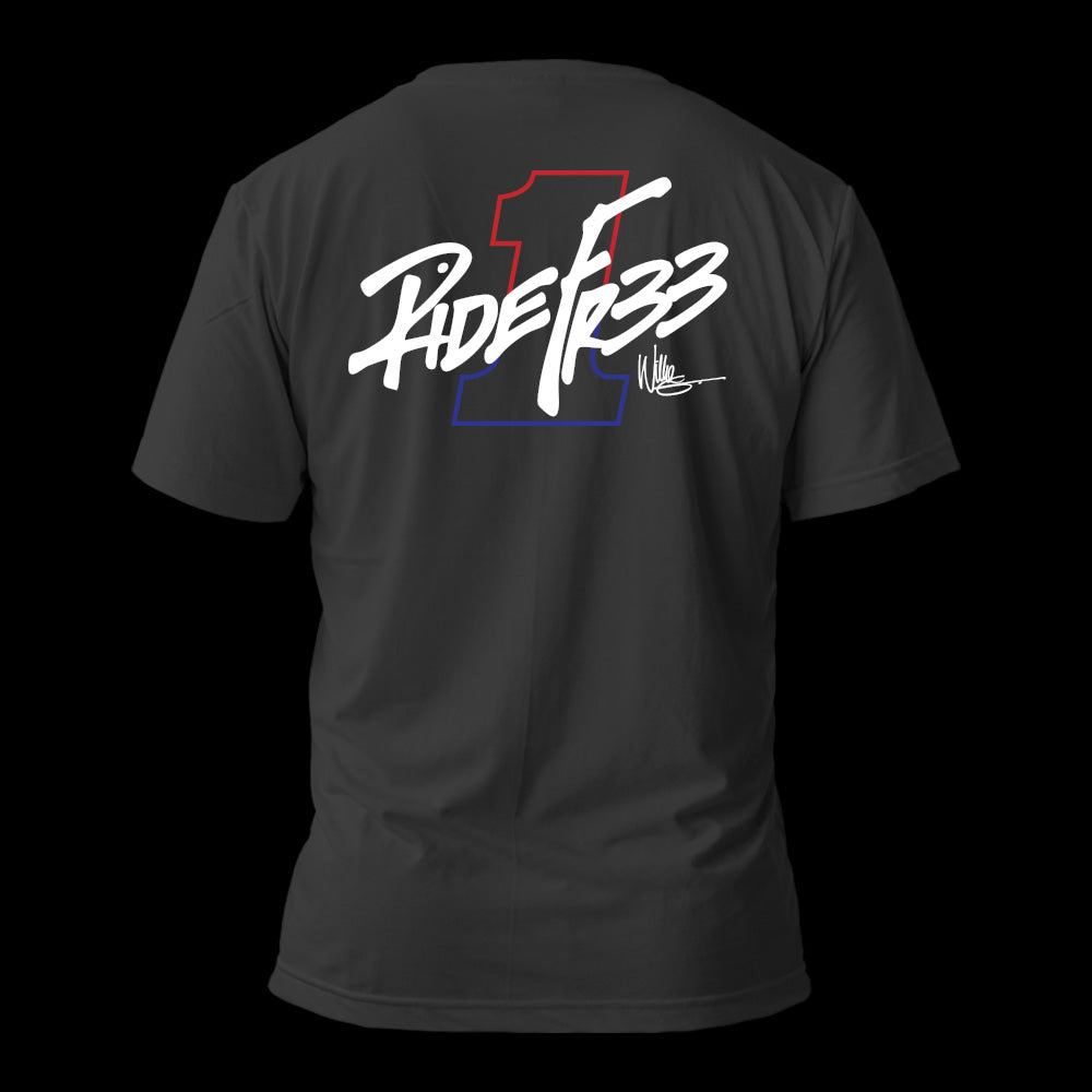 #1 RIDE FR33 Tee - Black-1