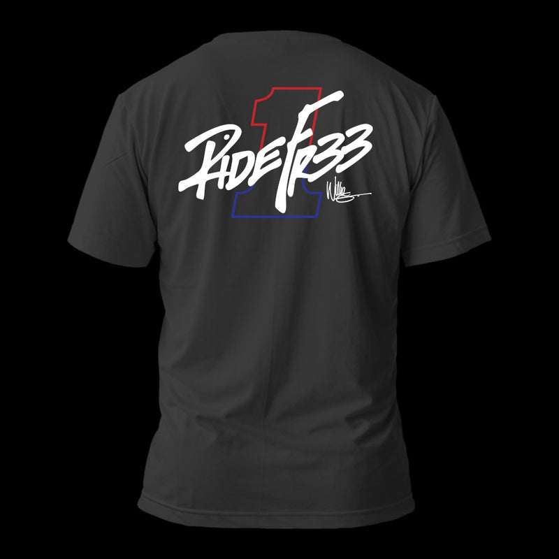 #1 RIDE FR33 Tee - Black-1
