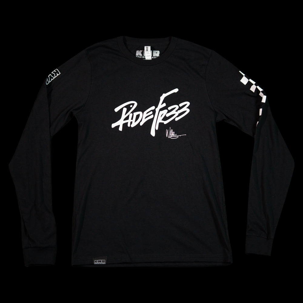 RIDE FR33 - Black Long Sleeve Tee-5