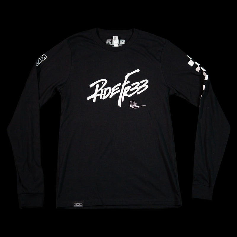 RIDE FR33 - Black Long Sleeve Tee-5