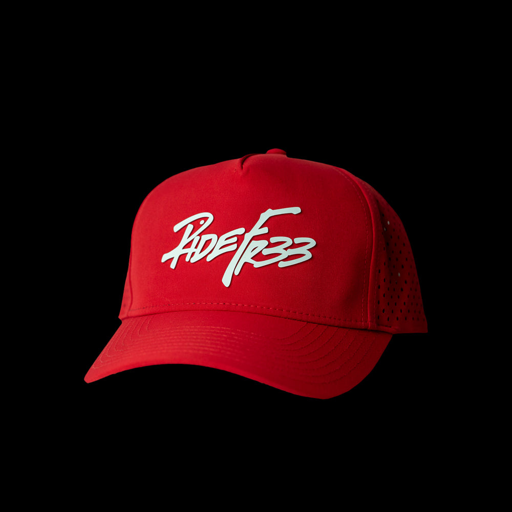 RIDE FR33 - Rally Red Snapback Hat (Limited Edition) 2.0-1