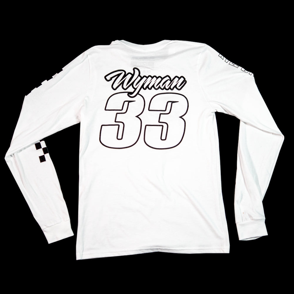 RIDE FR33 - White Long Sleeve Tee