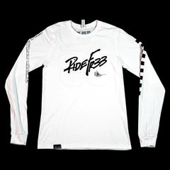 RIDE FR33 - White Long Sleeve Tee-1